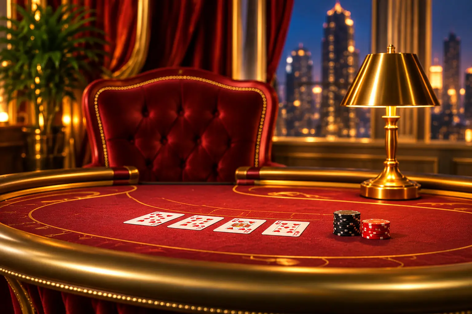 VIP stůl v live casinu s vyššími sázkovými limity